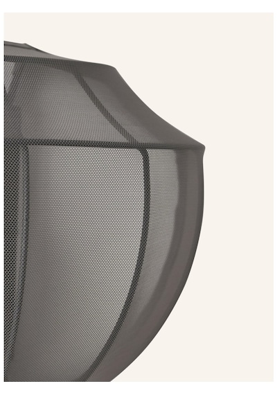 Beau Duvar Apliği, Örgü Abajur, E14 Duy, 25w, 22 Cm Gri