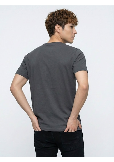 Loft Basic Antrasit Erkek T-shirt Lf2038850