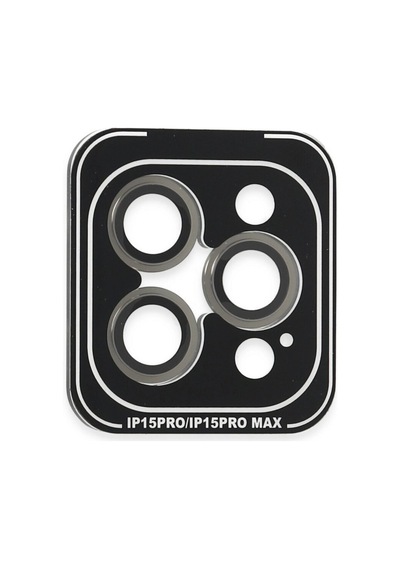 Joko Apple iPhone Uyumlu, 15 Pro Max Pvd Metal Kamera Lens - Gri