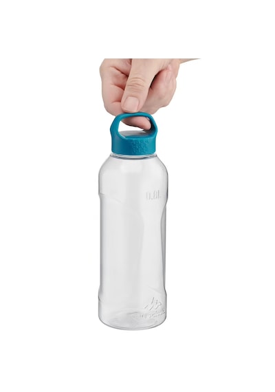Quechua 0,8 L Şeffaf Outdoor Matara Ecozen Hafif Dayanıklı Kamp, Yürüyüş Ve Günlük Su Şişesi