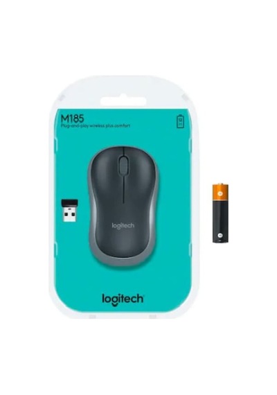 Logitech M185 Usb Alıcılı Kompakt Kablosuz Mouse M185