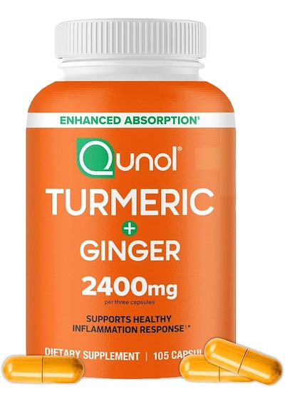 Qunol Turmeric + Gin.ger 2400 Mg 105 Capsules Orijinal Usa Menşeii Dmmedicineden