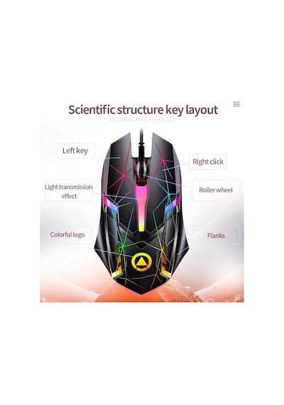 RGB Kablolu Gamer Oyuncu Mouse