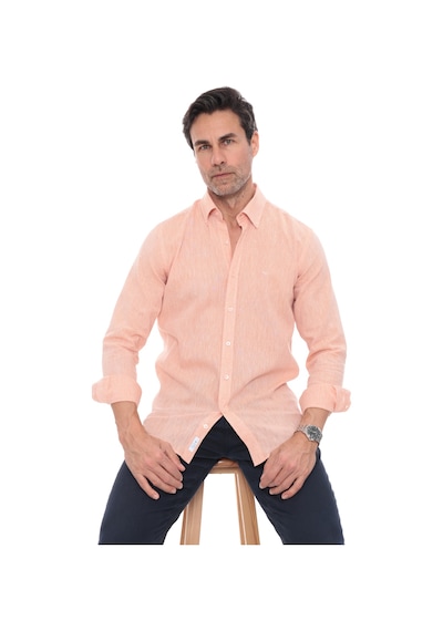 Slim Fit Uzun Kol Yaka Düğmeli Nefes Alan Keten Hediye Kutulu Erkek Gömlek Fs-004548 - Oranj-3235 Turuncu - Sarı Slim Fit Uzun Kol Yaka Düğmeli Nefes Alan Keten Hediye Kutulu Erkek Gömlek Fs-004548 - Oranj-3235 Turuncu - Sarı