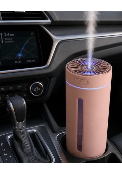 Hubrendy Tekno Kablosuz Aroma Difüzörü Rgb Led Işıklı Sessiz Hava Nemlendirici