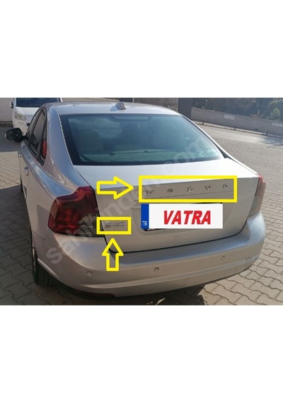 S40 2.0d Dynamic 2010 Uyumlu Volvo Ve S40 Bagaj Yazısı Seti