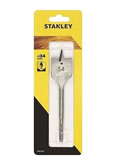 Sta52195 Ahşap Geniş Matkap Ucu, Metalik, 1 Adet, 34 X 154 Mm