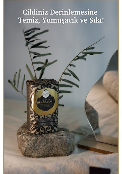 Nesti Dante Luxury Black Aktif Karbon Vegan Gözenek Sabun 250 G