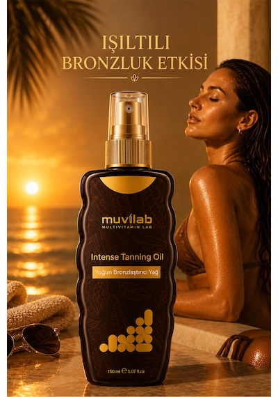 Yoğun Bronzlaştırıcı Yağ Güneşsiz Beyaz Ten Bronzlaştırıcı Sprey Vücut Yağı 150 Ml Büyük Boy Spf 0