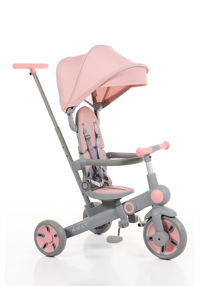 Flow 9in1 Smart Trike Çift Yönlü, Yatabilir, Katlanabilir, Denge Bisikleti Özellikli Bebek Ve Çocuk Bisikleti Pembe