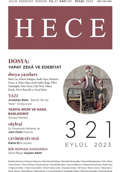 Hece 321.sayı Eylül 2023