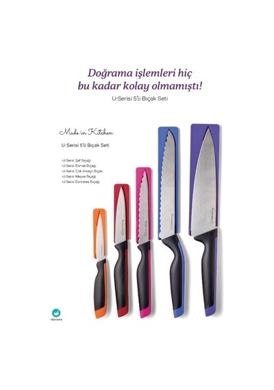 U Serisi 5 Li Bıçak Seti - 69083011 Diğer