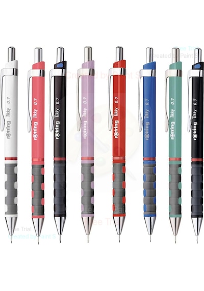 Tikky Versatil Kalem 0.7 Mm 8 Uçlu Kalem Set Kahve Siyah Mavi Lila Turkuaz Kırmızı Gül Kuru Beyaz Çok Renkli