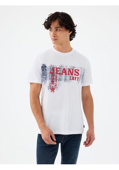 Loft Regular Fit Erkek Tshirt K.kol Lf2041203 Q1.v1 Beyaz Loft Regular Fit Erkek Tshirt K.kol Lf2041203 Q1.v1 Beyaz