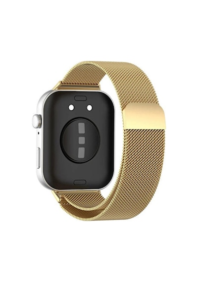 Huawei Watch Fit 3 / Fit 4 / Fit 4 Pro Uyumlu Paslanmaz Hasır Örgü Metal Milano Kordon Strap