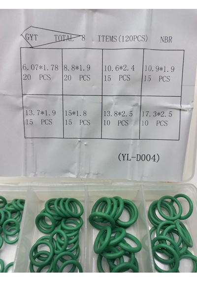 Klima O Rıng Seti Nbr 120 Parça 8 Tip