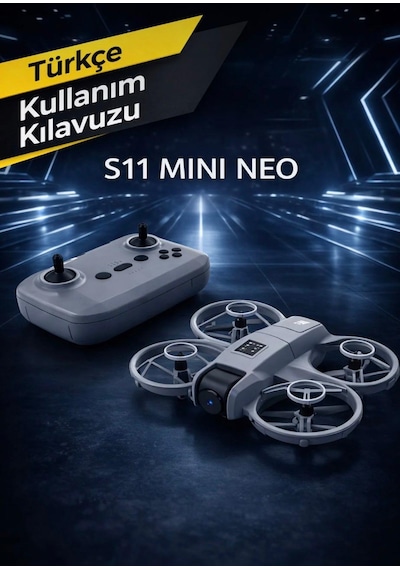 S11 Mini Neo Kameralı Çift Bataryalı Headless Mod Optik Akış Ledli Ve Uygulama Kontrollü Drone