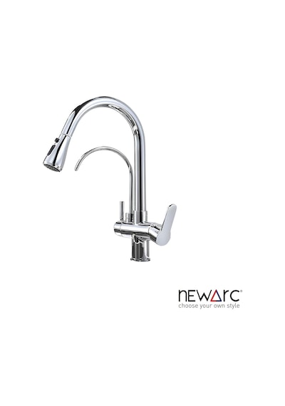 Newarc 150589SP Arıtma Su Girişli Spiralli Evye Bataryası