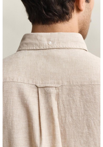Gant Erkek Bej Regular Fit Logolu Gömlek-15340