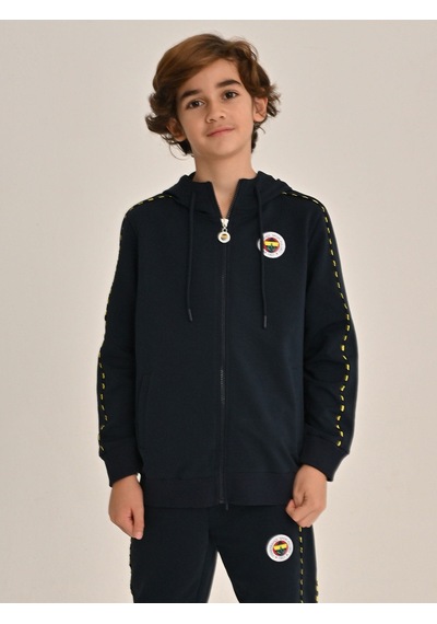 Fenerbahçe Lacivert Tribün Basic Çocuk Sweatshirt Fb Laci Yeni