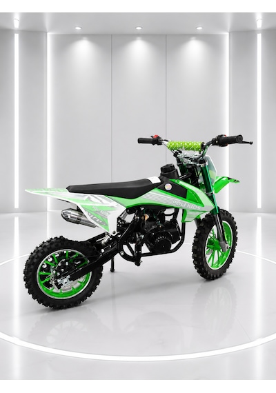 Sfm Mini Cros 49cc Çocuk Cross Motosikleti Yeşil