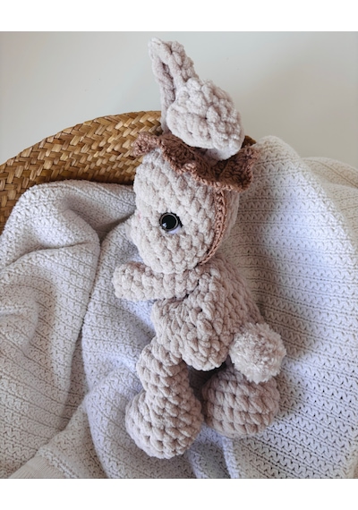 Barnaby The Bunny Uyku Arkadaşı Gri - Kahverengi