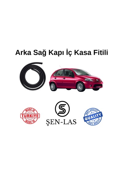 Citroen C3 1.nesil Şen-las Sağ Arka Kapı Fitili Şl16203