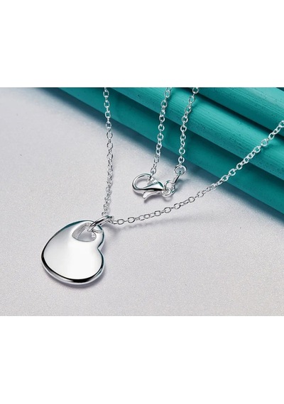 Eyelashes Silver 925 Ayar Gümüş Kalp Kolye