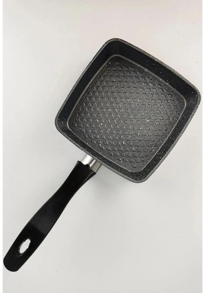 12 Cm Granit Sos Tavası Mini Tereyağı Tavası, Yapışmaz Küçük Tava, Yumurtalık, Sos Ve Tereyağı Eritme İçin Tek Kişilik Mutfak Tavası Kare Çok Renkli