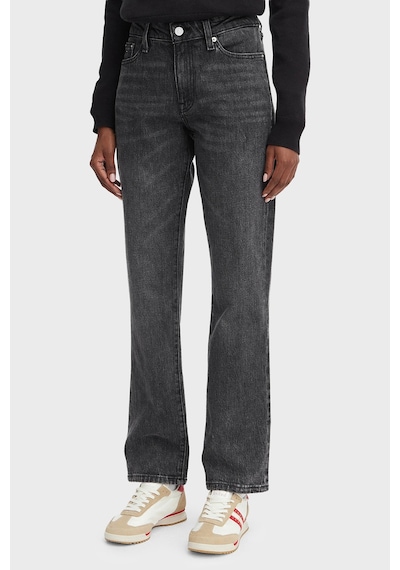 Tommy Jeans Slim Fit Yüksek Bel Düz Paça Jean Kadın Kot Pantolon Dw0dw23469 1bz Mavi