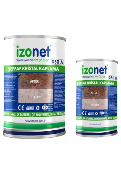 İzonet 050 Kristal Cam Lıquıd Glass 2,4+0,6 3 Kg