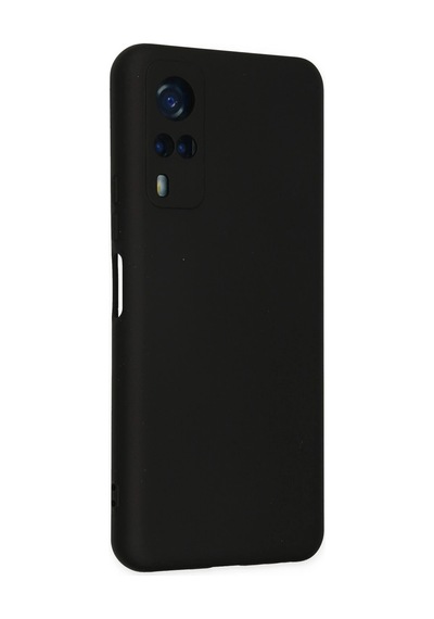 Uryport Vivo Y53s Kılıf Nano İçi Kadife Silikon - Siyah