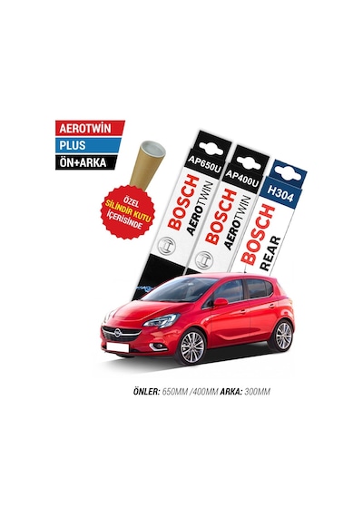 Opel Corsa E Ön Arka Silecek 2015-2020 Bosch Aerotwin Plus