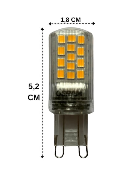 Osram 4w 40w 2700k Sarı Işık G9 Duylu Dim Edilebilir Led Kapsül Ampul