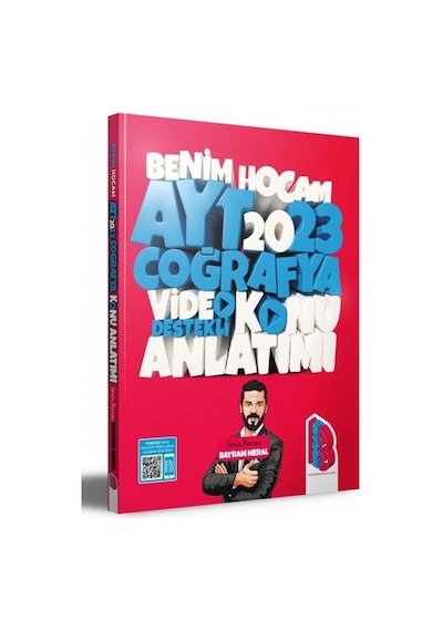 2023 AYT Coğrafya Video Destekli Konu Anlatımı  -  Bayram Meral  -  Benim Hocam Yayınları