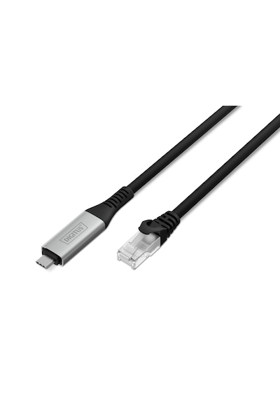 Usb-c - Rj45 Cat 6a S/ftp Kablosu, 1 Gbit/s, 10 Metre Usb 3.2 Gen