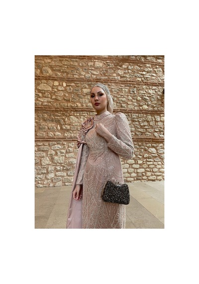 Bukawear Büka Kadın Taşlı Parmak Geçmeli Yüzüklü Şık Abiye Çanta Siyah - 692755073 Siyah