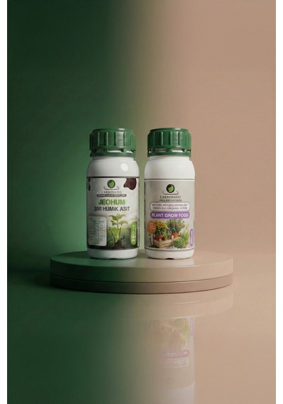Jeohum Sıvı Hümik Asit 250 Ml + Plant Grow Food 250 Ml Sıvı Organik Gübre Set 1000