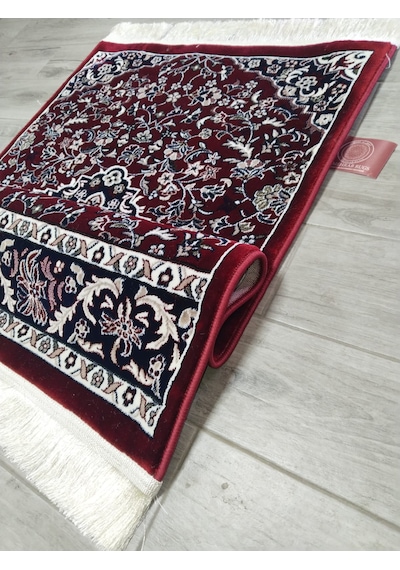 001 8mm Medine-i Münevvere Model Dokuma Seccade Bordo