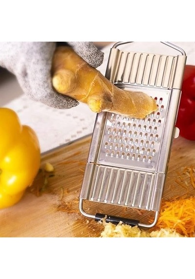 Farklı Başlıklı Tutmalı Sebze Dilimleyici Peynir Rendeleyici Aparat Metal Sağlam Rende Diğer