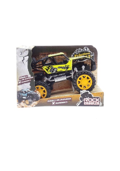 Rock Crawler Metal Büyük Sürtmeli Arazi Aracı Sarı
