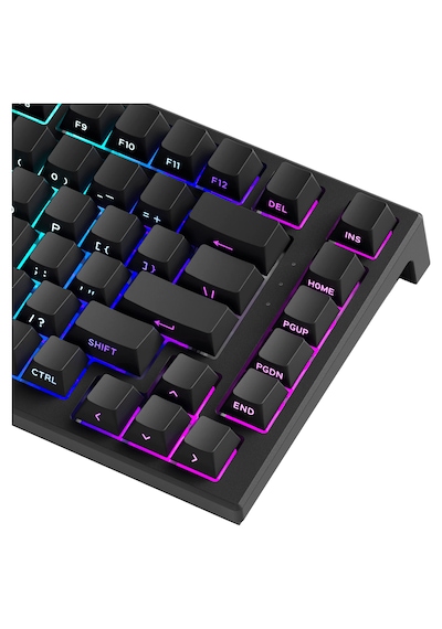 Akko Tac75 He Black %75 Glare Manyetik Switch 8k Hz Hall Effect Argb İngilizce Gaming Klavye