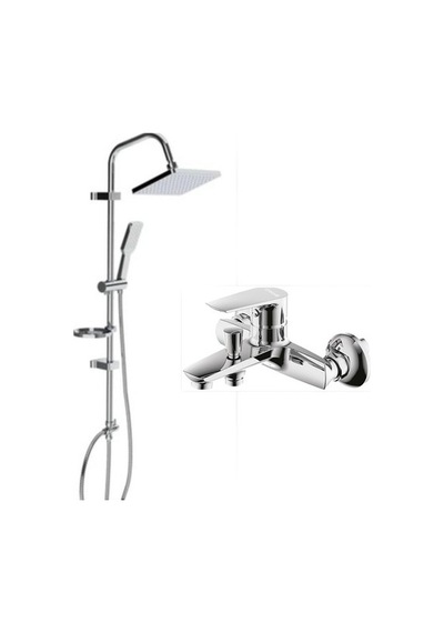 Creavit Sh630 SO2500 - SH630 İkili Solo Duş Sistemi Krom