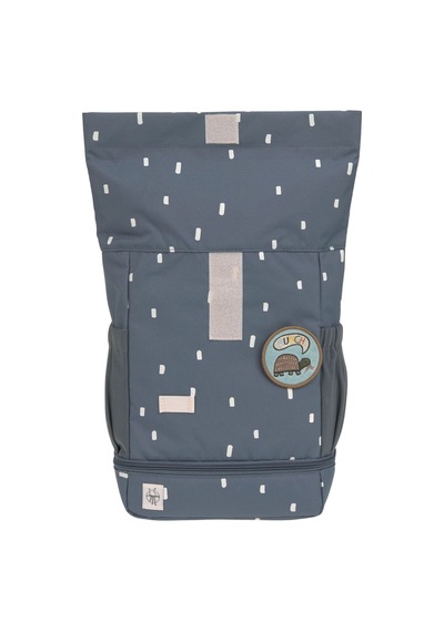 Lassig Happy Prints Mini Rolltop Sırt Çantası Midnight Blue Mavi
