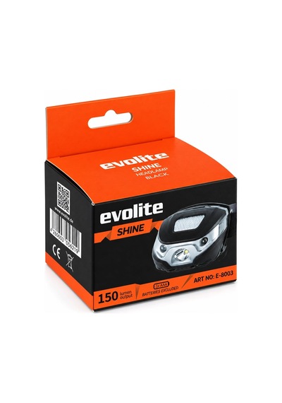 Evolite Shine 150 Lm Kafa Lambası - Siyah Çok Renkli