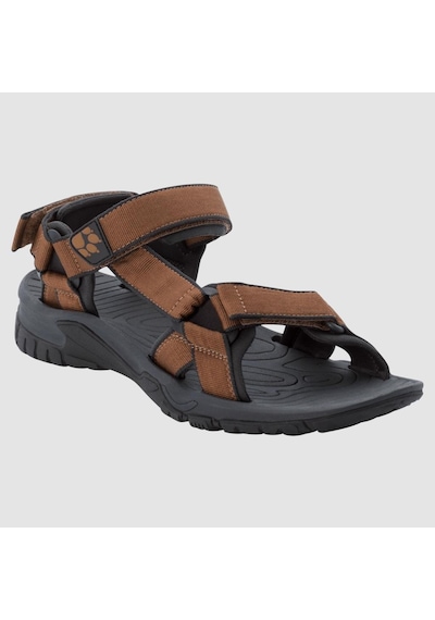 Jack Wolfskin 4019021 Lakewood Ride Sandal M Brown Black Erkek Sandalet Kahverengi