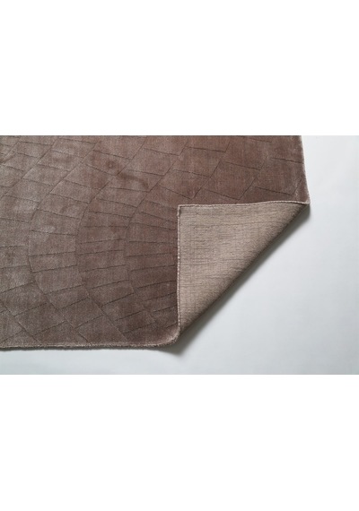 Çam Halı Emboss 7803 Kahverengi Modern Desen Yeni Zellanda Yünü V 130X190 Kahverengi