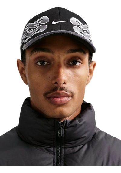 Nike Club Structured Og Flame Cap Black Unisex Şapka Siyah