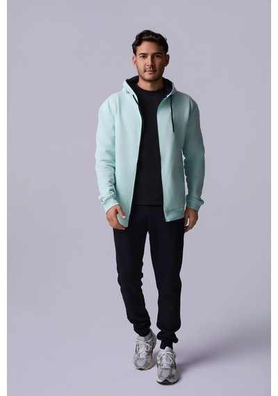 Defys Defy S Erkek Oversize Kapüşonlu Fermuarlı Cepli Sweatshirt Su Yeşili - 527577758 Su Yeşili Defys Defy S Erkek Oversize Kapüşonlu Fermuarlı Cepli Sweatshirt Su Yeşili - 527577758 Su Yeşili