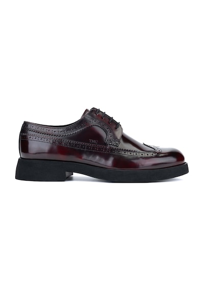 Tamer Tanca Erkek Hakiki Deri Bordo Casual Ayakkabı 987 100 Erk Ayk Y/24 Bordo Acma Bordo